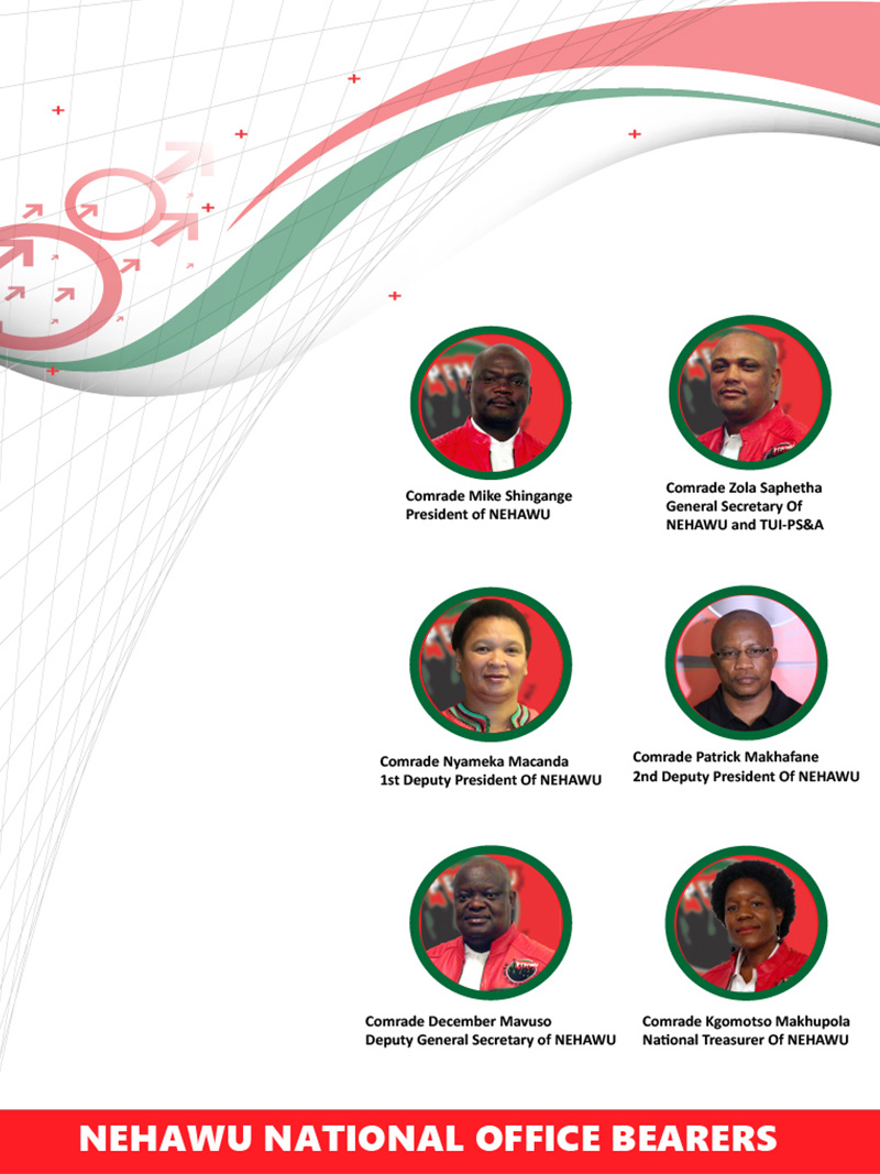 NEHAWU National Office Bearers